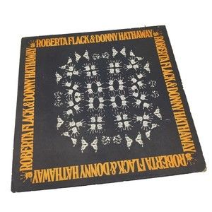 Roberta Flack Donny Hathaway LP Album Record Atlantic Records Vintage 1972 Vinyl